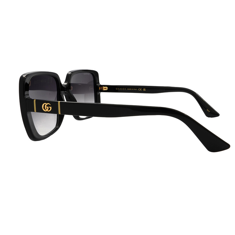 Gucci Grey Gradient Square Ladies Sunglasses GG0632S 001 56