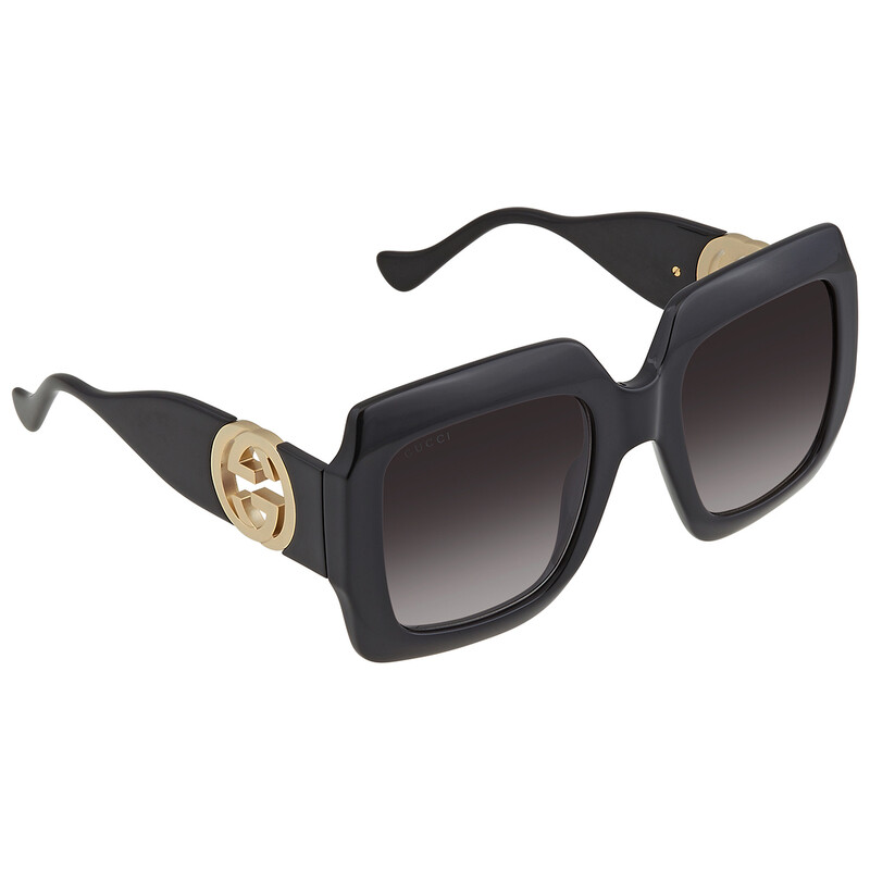 Gucci Grey Gradient Square Ladies Sunglasses GG1022S 006 54  display picture 2