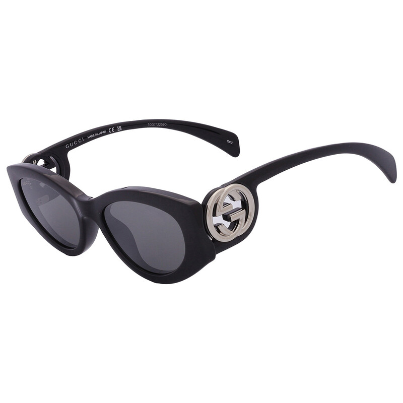 Gucci Grey Mirror Cat Eye Ladies Sunglasses GG1691S 001 54  display picture 1