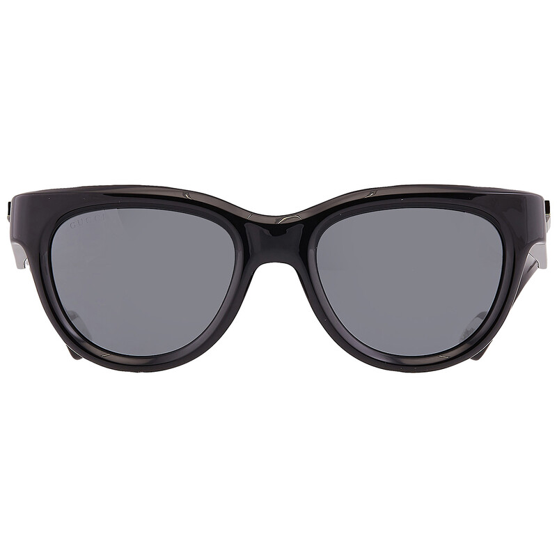 Gucci Grey Mirror Oval Men's Sunglasses GG1620S 001 52