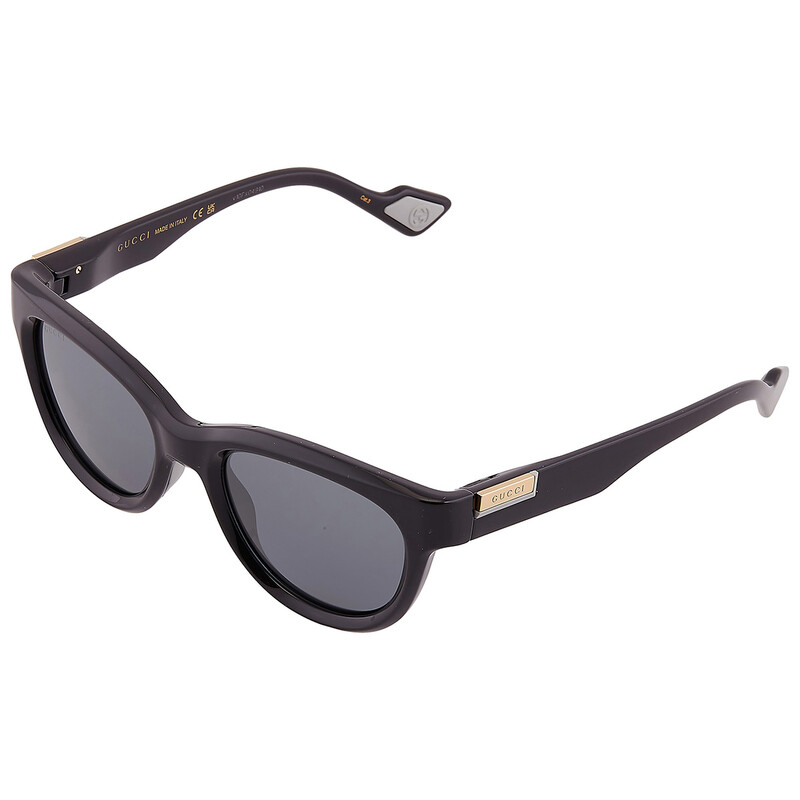 Gucci Grey Mirror Oval Men's Sunglasses GG1620S 001 52