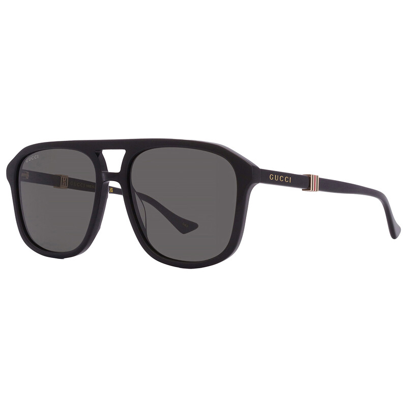 Gucci Grey Navigator Men's Sunglasses GG1494S 001 57 889652470757