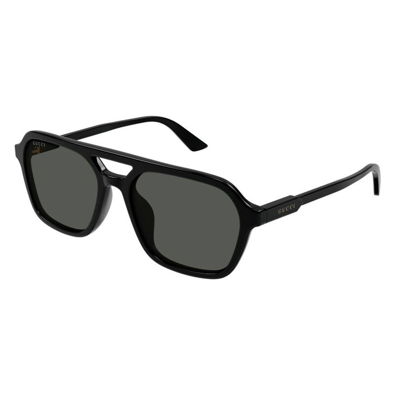 Gucci Grey Navigator Men's Sunglasses GG1823SA 001 57 889652526386