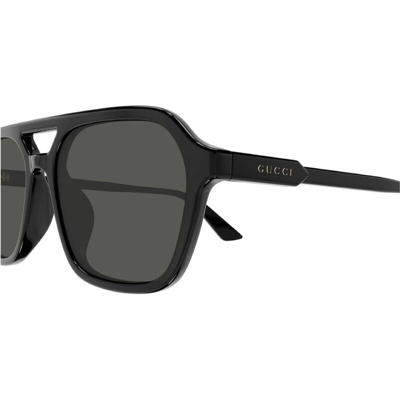Gucci Grey Navigator Men's Sunglasses GG1823SA 001 57 889652526386