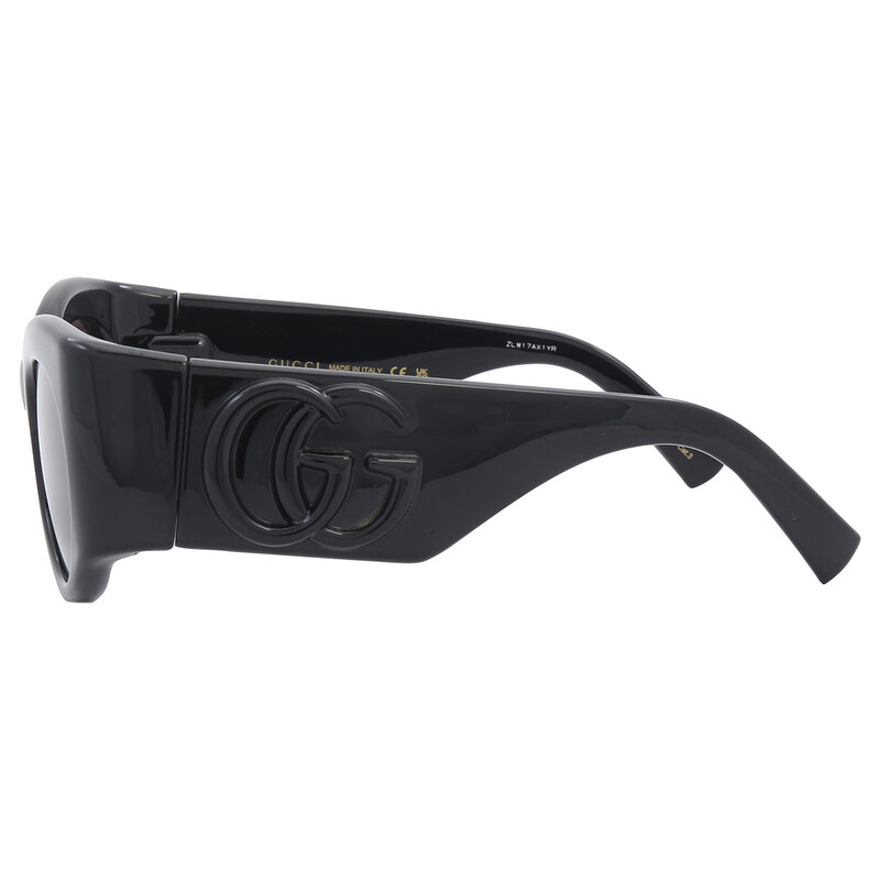Gucci Grey Oval Ladies Sunglasses GG1544S 001 53  display picture 2