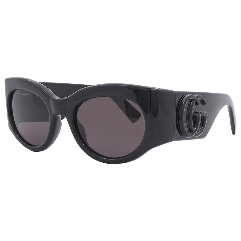 Gucci Grey Oval Ladies Sunglasses GG1544S 001 53  display picture 3