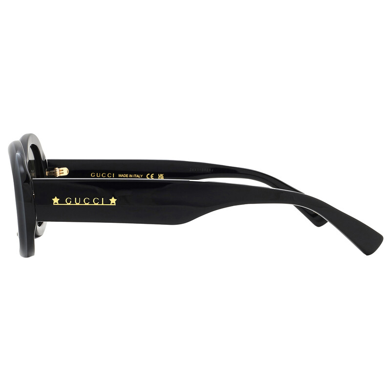 Gucci Grey Oval Ladies Sunglasses GG1587S 001 52 889652467740