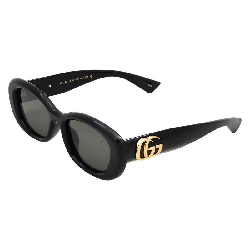 Gucci Grey Oval Ladies Sunglasses GG1829SK 001 53  display picture 2