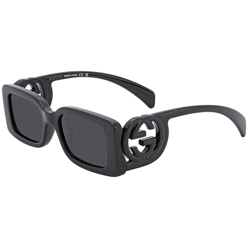 Gucci Grey Rectangular Ladies Sunglasses GG1325S 001 54