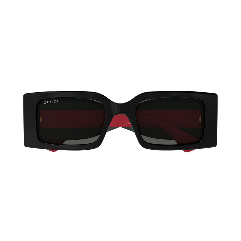 Gucci Grey Rectangular Ladies Sunglasses GG1860S 001 52