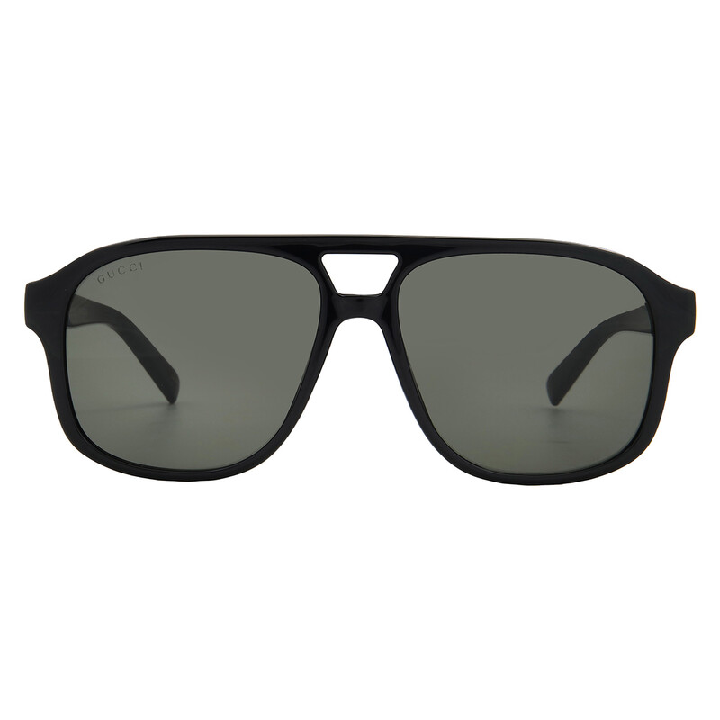 Gucci Grey Pilot Men's Sunglasses GG1856S 001 57 889652528526