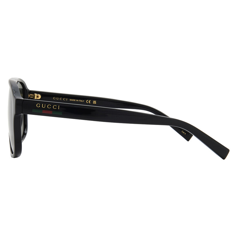 GUCCI sunglasses polarized シェリーライン 偏向レンズ Gucci Grey Pilot Men's Sunglasses GG1856S 001 57 889652528526