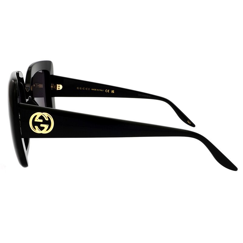 Gucci Grey Rectangular Ladies Sunglasses GG0896S 001 52  display picture 3