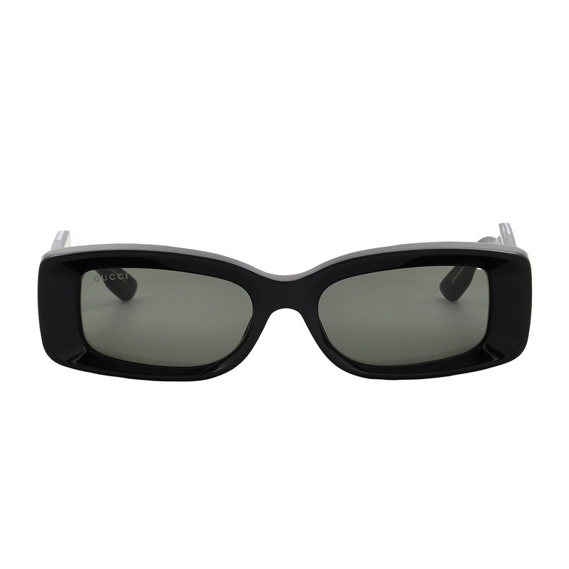 Gucci Grey Rectangular Ladies Sunglasses GG1528S 001 53  display picture 1