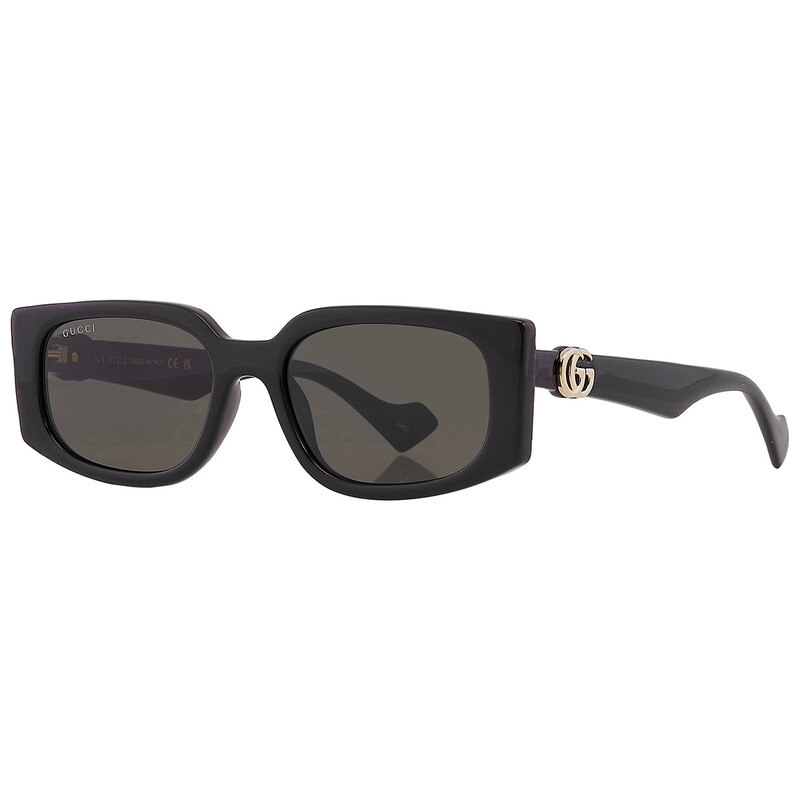 Gucci Grey Rectangular Ladies Sunglasses GG1534S 001 55