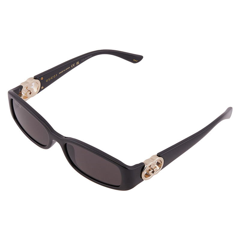 Gucci Grey Rectangular Ladies Sunglasses GG1661S 001 54