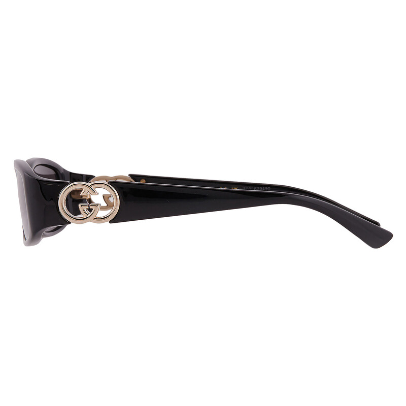 Gucci Grey Rectangular Ladies Sunglasses GG1661S 001 54