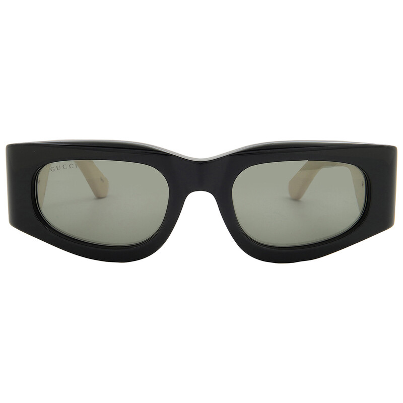 Gucci Grey Rectangular Ladies Sunglasses GG1664S 001 51