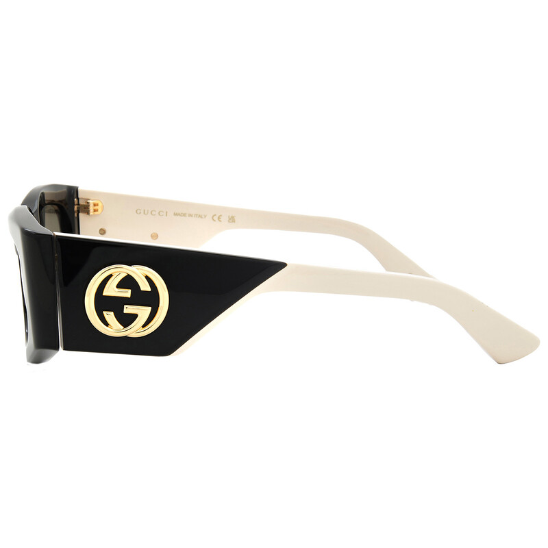Gucci Grey Rectangular Ladies Sunglasses GG1664S 001 51  display picture 1