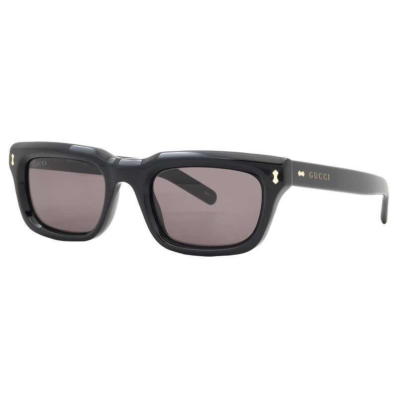 Gucci Grey Rectangular Men's Sunglasses GG1524S 001 51