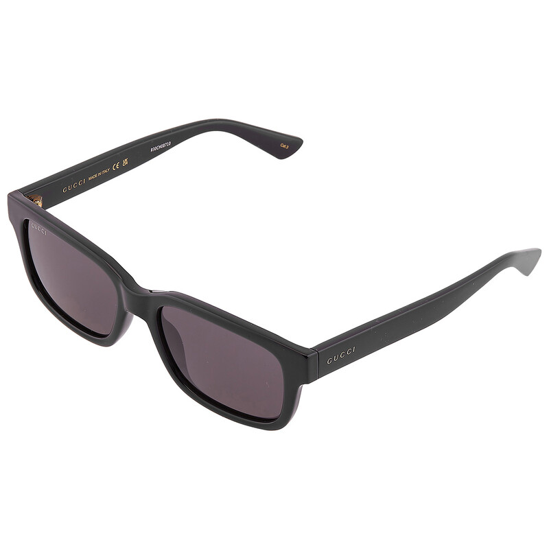 Gucci Grey Rectangular Men's Sunglasses GG1583S 001 56