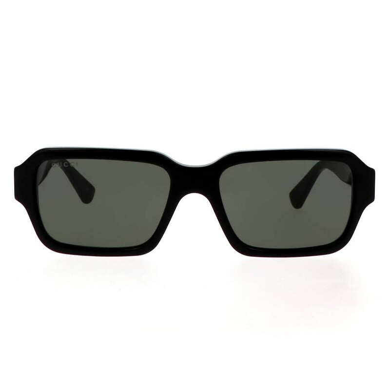 Gucci Grey Rectangular Men's Sunglasses GG1887S 001 54