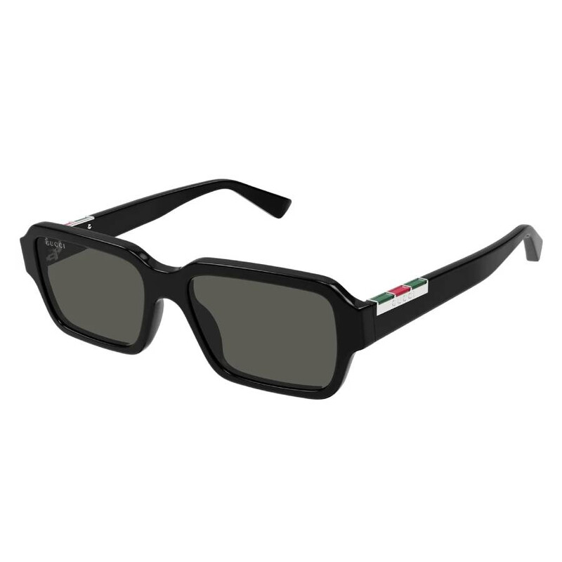 Gucci Grey Rectangular Men's Sunglasses GG1887S 001 54