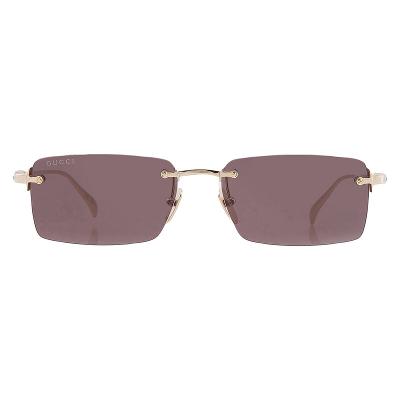 Gucci Grey Rectangular Men's Sunglasses GG1941S 001 56
