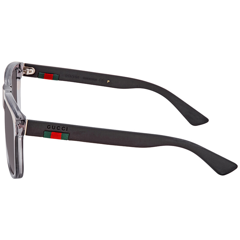 Gucci Grey Square Men's Sunglasses GG0010S 004 58 889652047591