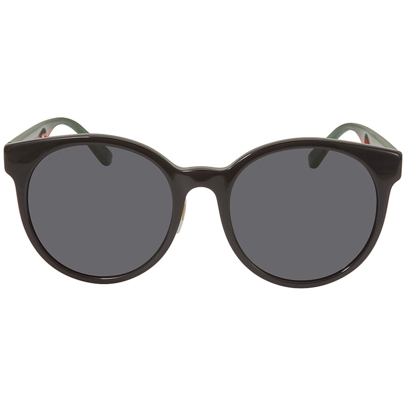 Gucci Grey Round Ladies Sunglasses GG0416SK 002 55 889652173467
