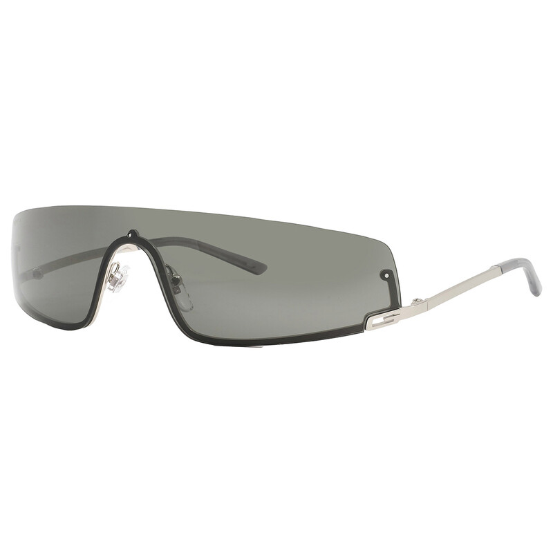 Gucci Grey Shield Unisex Sunglasses GG1561S 001 99  display picture 3