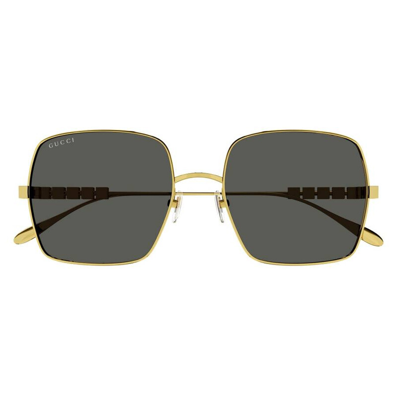 Gucci Grey Square Ladies Sunglasses GG1434S 001 57 889652441429