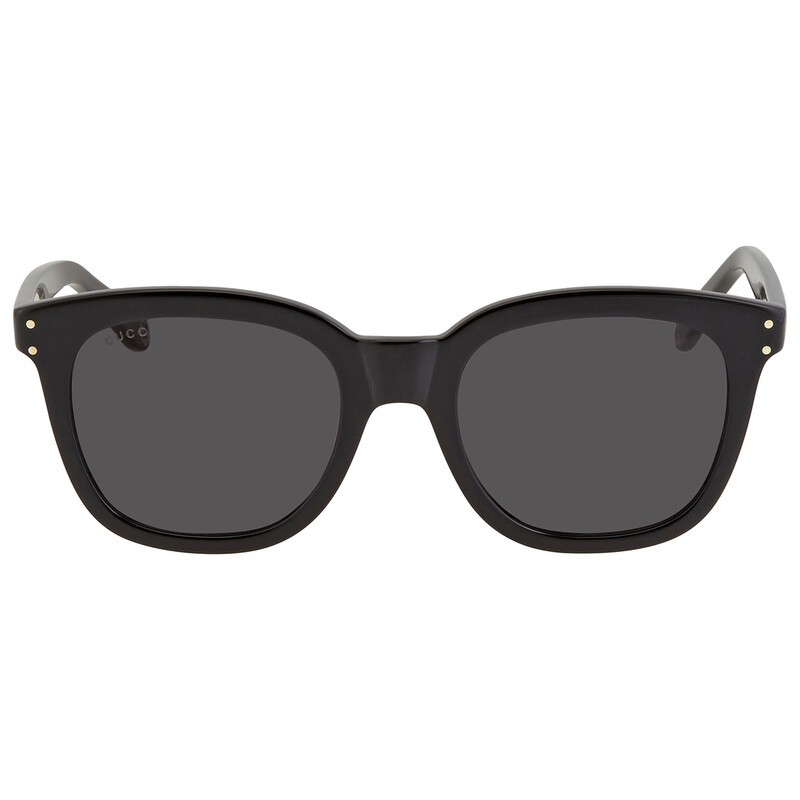 Gucci Grey Square 52mm Sunglasses GG0571S-001 52 GG0571S 001 52