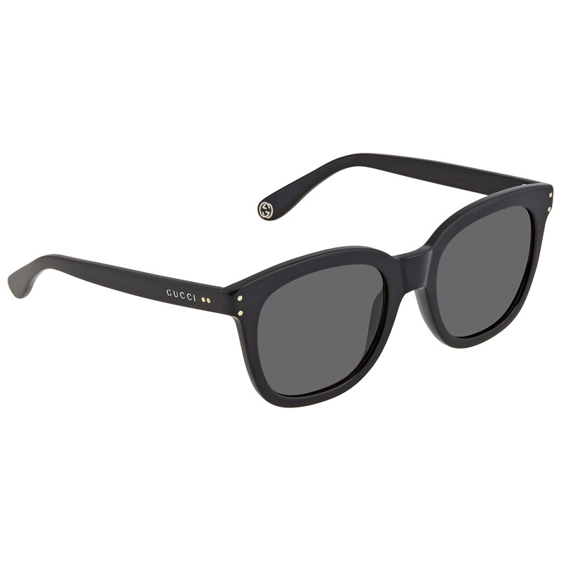 Gucci Grey Square 52mm Sunglasses GG0571S-001 52 GG0571S 001 52