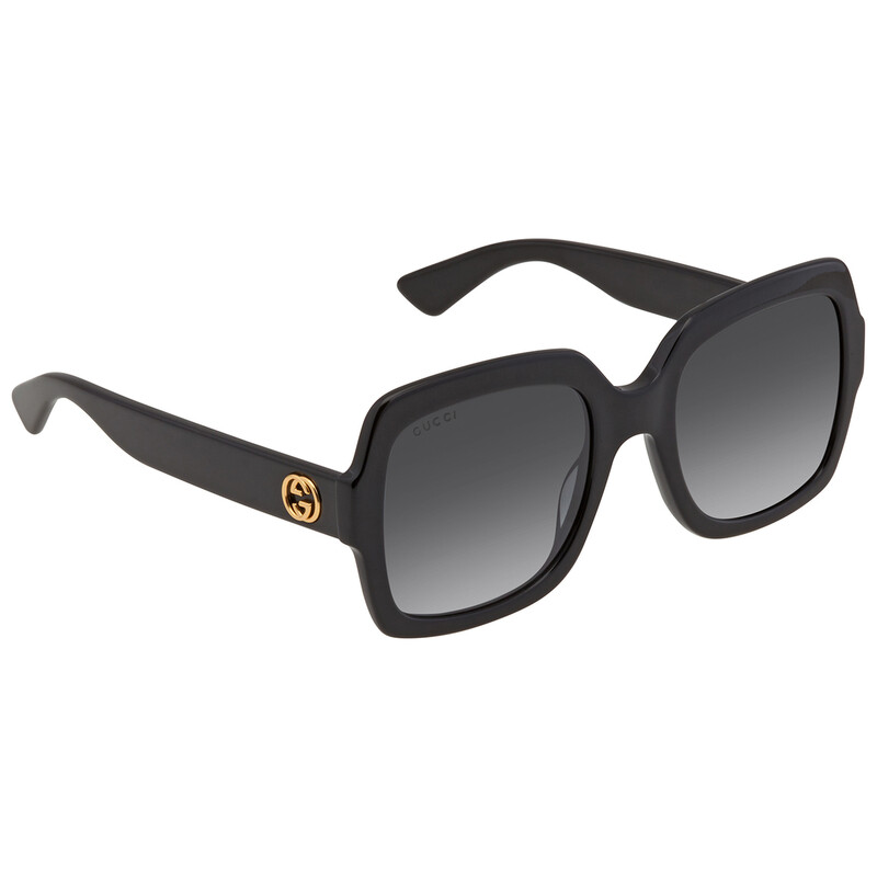 Gucci Grey Square Ladies Sunglasses GG0036SN 001 54 889652385372
