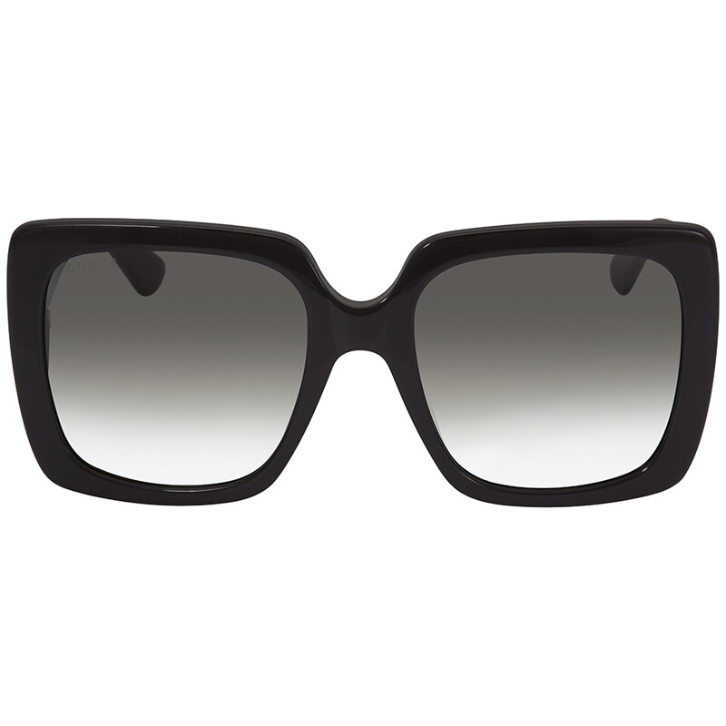Gucci Grey Square Ladies Sunglasses GG0418S 001 54 889652171739