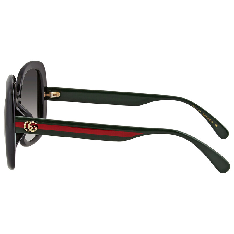 Gucci Grey Square Ladies Sunglasses GG0714SA 001 56 889652295619