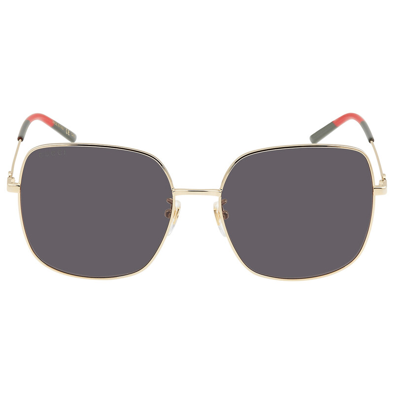 Gucci Grey Square Ladies Sunglasses GG1195SK 003 59 889652394923