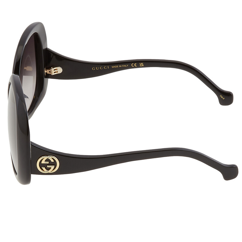 Gucci Grey Square Ladies Sunglasses GG1235S 001 55  display picture 2