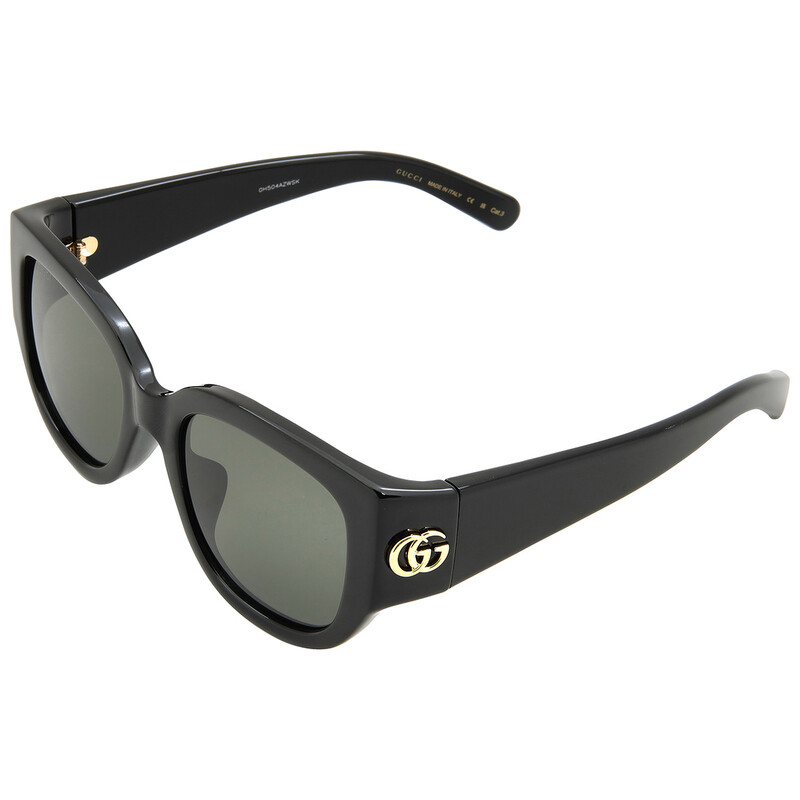 グッチ GG1599SA 001 サングラス アジアンフィット グレー ブラック Gucci GG1599SA Sunglasses | LensCrafters