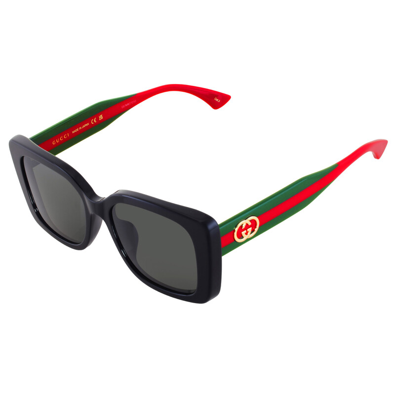 Gucci Grey Square Ladies Sunglasses 50 #265226G22B Gucci Grey Square Ladies Sunglasses GG1072S 001 56  main image 2