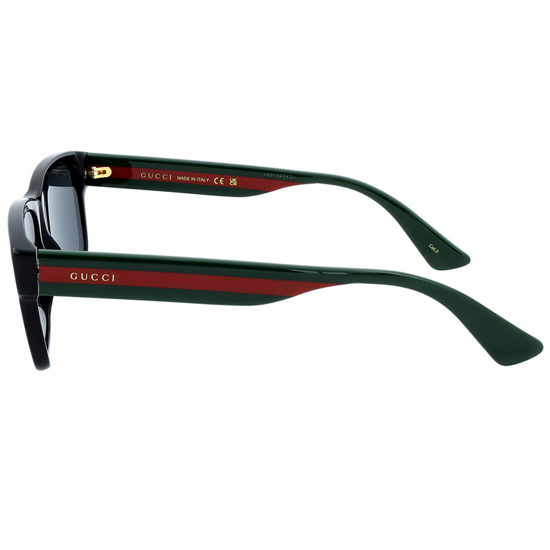 Gucci Grey Square Men's Sunglasses GG0340S 006 58 889652155562
