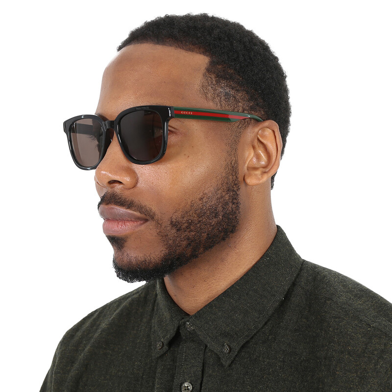 Gucci Grey Square Men's Sunglasses GG0848SK 001 54 889652311432