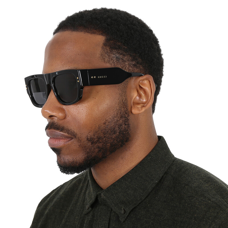 Gucci Grey Square Men's Sunglasses GG1262S 001 54 889652411811