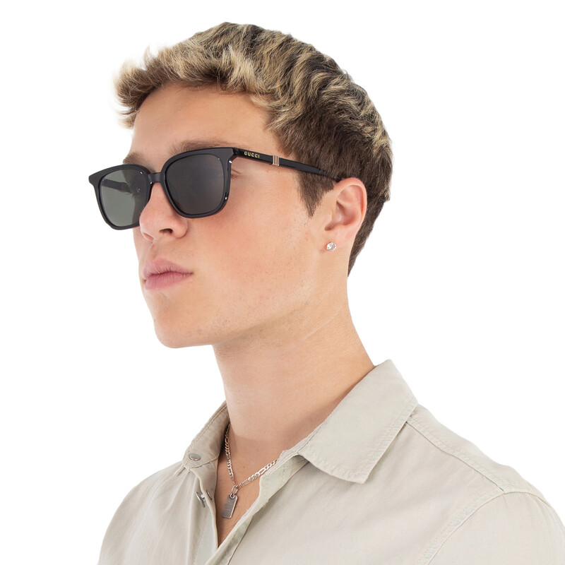 Gucci grey Square Men's Sunglasses GG1493S 001 54 889652470801