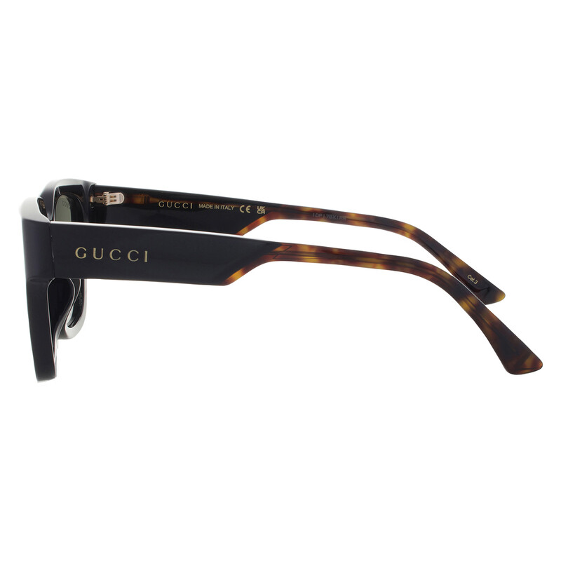 グッチ GG1670SK 001 サングラス グレー ブラック Gucci Gg1670sk Black Male Rectangle Sunglasses | Eyewear Index