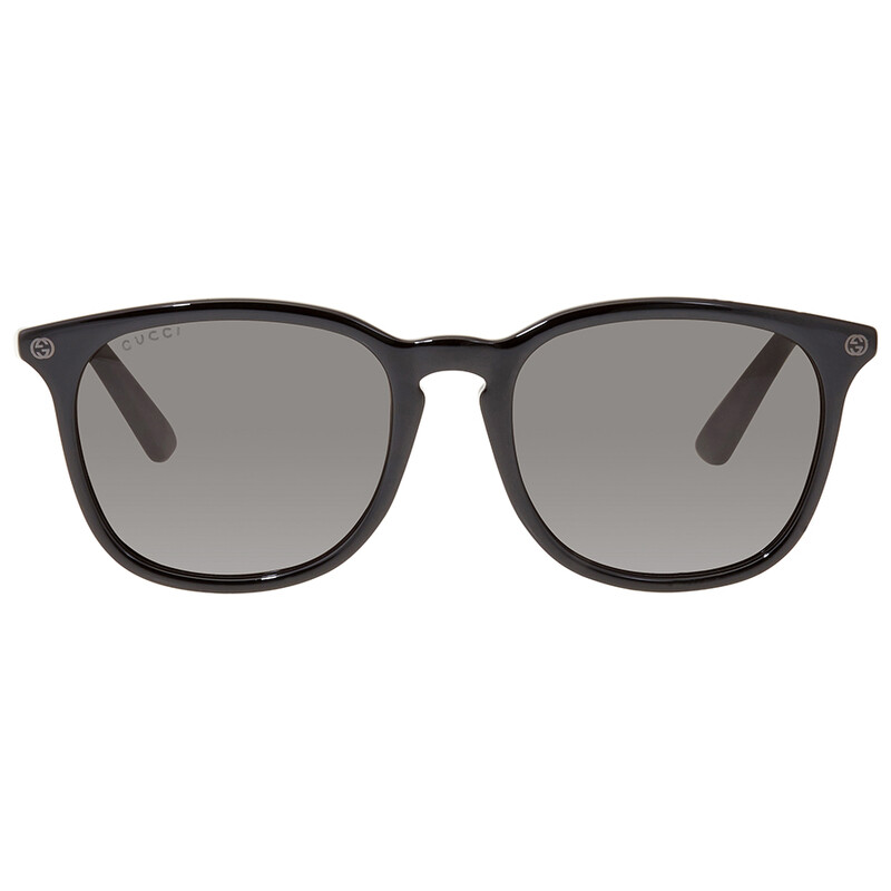 グッチ GG0154SA 001 サングラス グレー ブラック Gucci Grey Square Unisex Sunglasses GG0154SA 001 53 889652089911