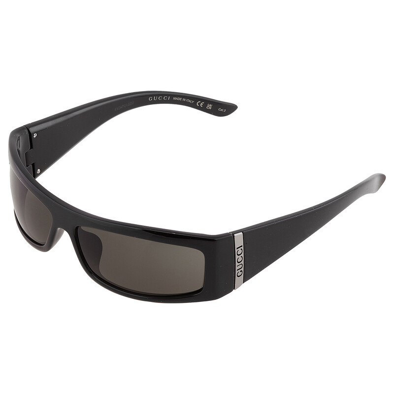 Gucci Grey Wrap Men's Sunglasses GG1492SA 001 64 889652455921