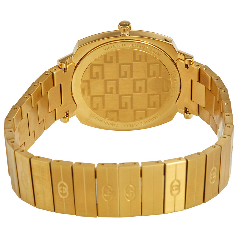 Gucci Grip Quartz White Dial Yellow Gold-tone Ladies Watch  display picture 1