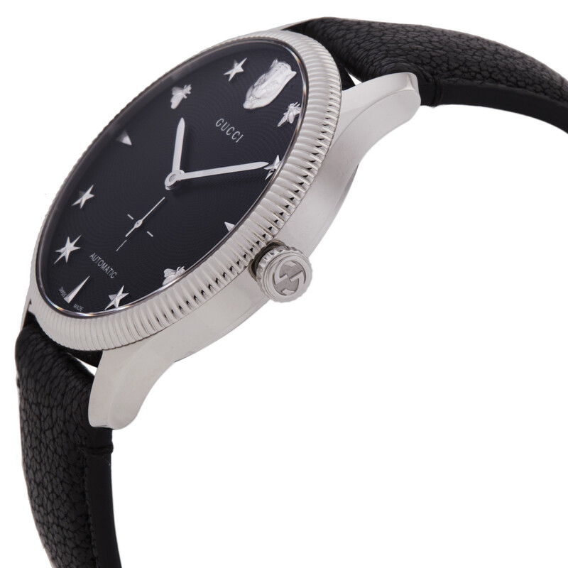 Gucci G-Timeless Automatic Black Dial Watch YA126365 7319035024688